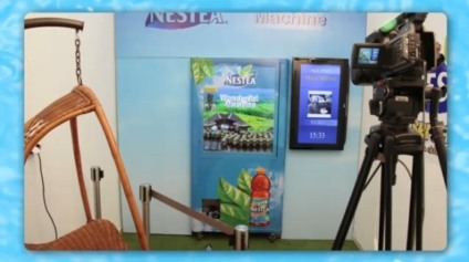 Nestea faz game com vending machine on-line
