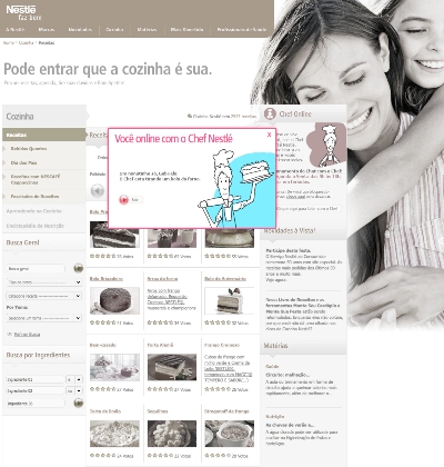 Nestlé lança o "Chat Chef"