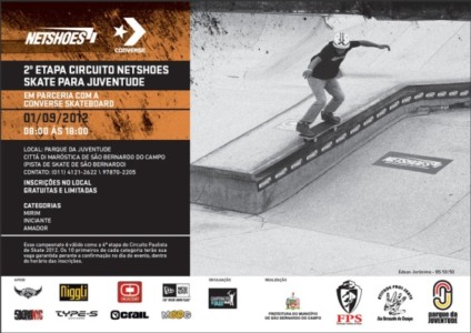 Netshoes patrocina Circuito São Bernardo de Skate