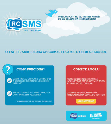 News Rádio Controle SMS