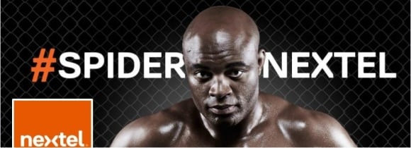 Anderson Silva em parceria com a Nextel no UFC 153