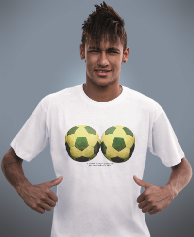 Neymar é a estrela de campanha contra o câncer de mama