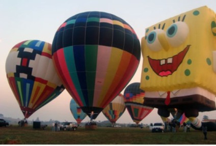 Nickelodeon leva Bob Esponja a evento de balonismo