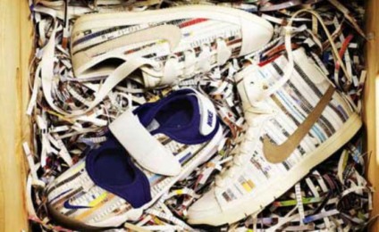 Nike lança tênis feito de papel reciclado