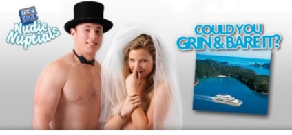 Promoção para os adeptos do nudismo