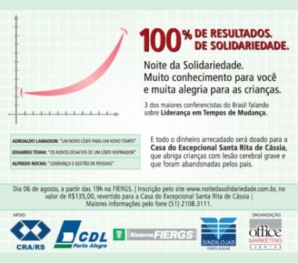 Endereço Certo parceira na "Noite da Solidariedade"