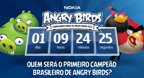 Nokia realizará campeonato nacional de Angry Birds