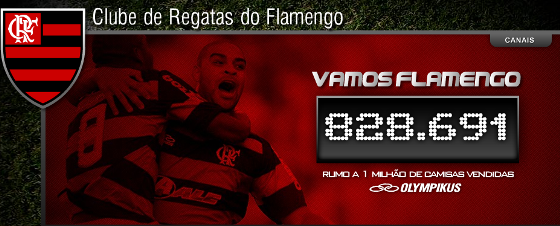 Flamengo quer vender um milhão de camisas