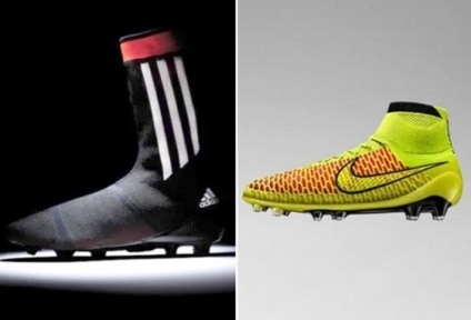 Adidas e Nike inovam em modelos de chuteiras