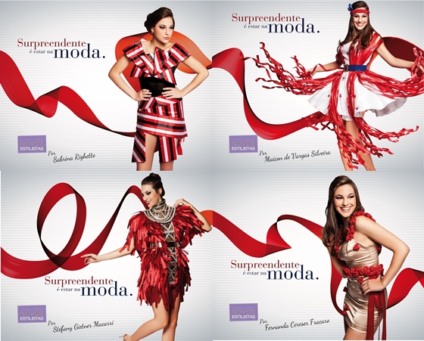 Painéis do Farol Shopping ganham looks da moda
