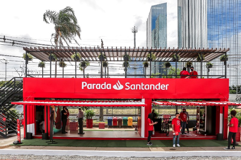 Ciclovia da Marginal Pinheiros recebe Parada Santander Ciclovia da Marginal Pinheiros recebe Parada Santander