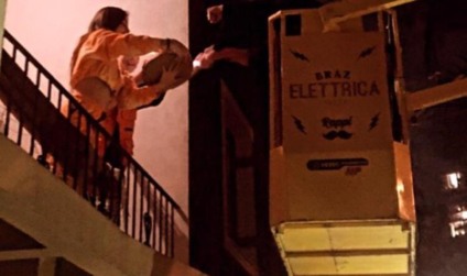 Rappi entrega pizza 'eletrizante'