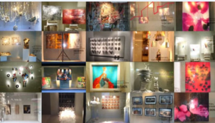 Vitrinas se transformam em galeria de arte na Espanha