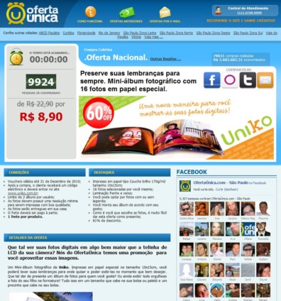Oferta Única presenteia internautas criativos Oferta Única presenteia internautas criativos
