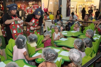 Pátio Brasil promove oficinas gourmets para crianças