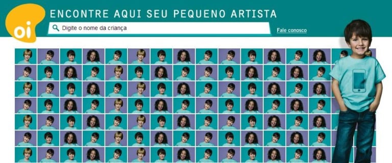 Oi cria a ação promo "Seja uma criança Oi"