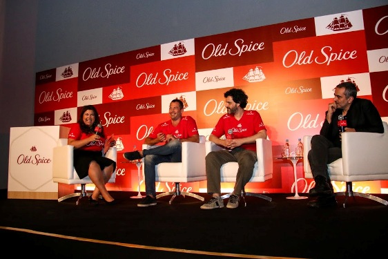 Fabiana Karla comandou o bate-papo durante o lançamento do Old Spice.