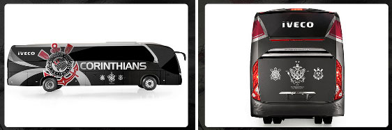 Ação promo ativa parceria da Iveco com o Corinthians