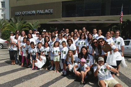 Hotéis Othon em ação no Clean Up The World