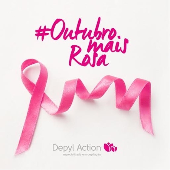 Depyl Action cria ação Outubro Mais Rosa