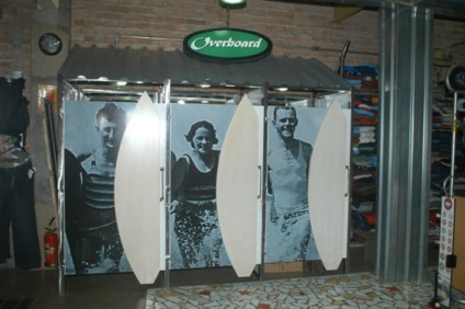 Overboard prima por conceito de suas lojas