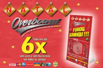 Furou, ganhou na promoção da Overboard