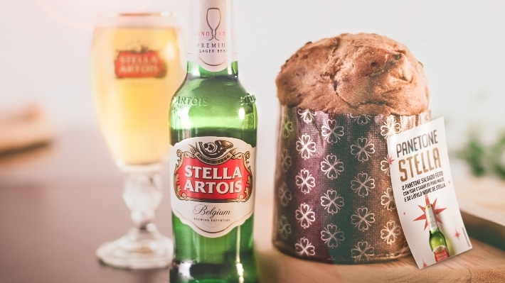 Score Group ativa panetone de cerveja da Stella Artois