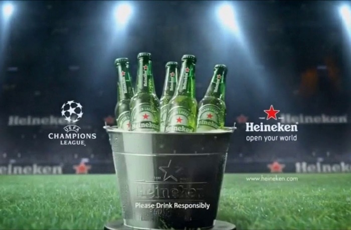 Heineken leva a Uefa Champions League a lugares inusitados