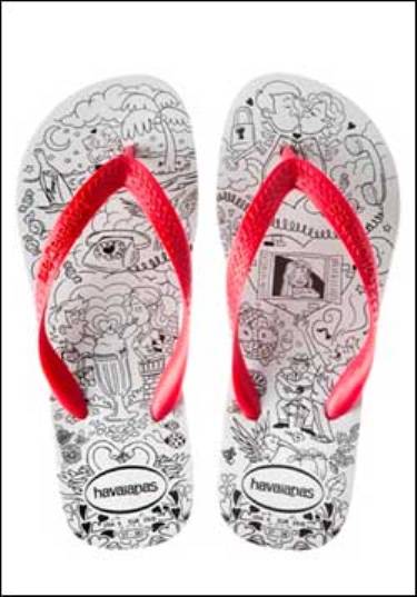 Havaianas homenageou namorados com edição limitada