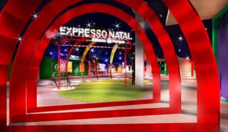 Expresso Natal é a atração do Allianz Parque Expresso Natal é a atração do Allianz Parque