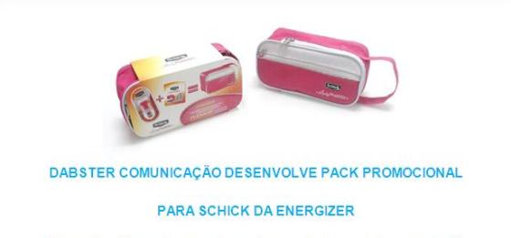 Dabster cria pack promocional para schick da Energizer