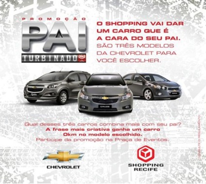 Pai turbinado no Shopping Recife