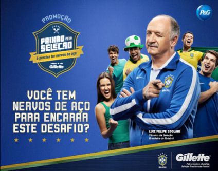 Nervos de aço na nova ação promocional da Gillette