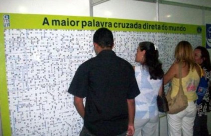 Maior palavra cruzada do mundo no Salgueiro