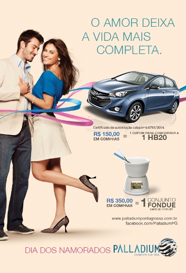 Compre e ganhe e sorteio de carro no Palladium de PG