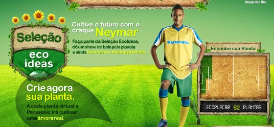 Panasonic faz promo em prol do meio ambiente