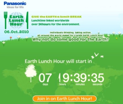 Panasonic organiza a "Hora Global do Almoço"