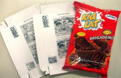 Ediouro/Coquetel nas embalagens do Kidlat