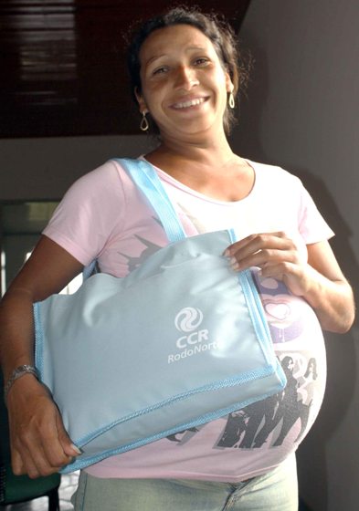 Rodonorte distribui kits com enxovais