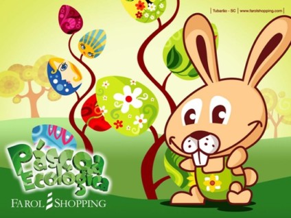 Páscoa ecológica no Farol Shopping