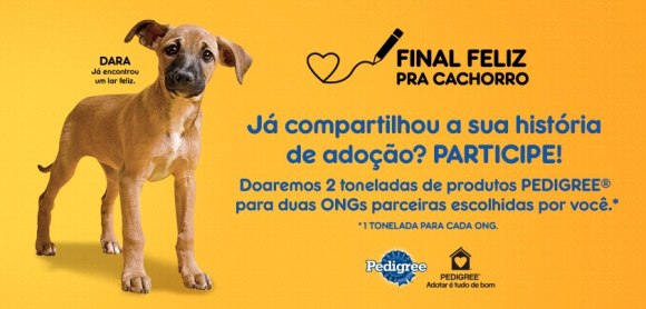 Pedigree quer histórias felizes para criar embalagens