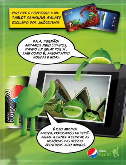 Pepsi propõe desafio para os fãs no Facebook