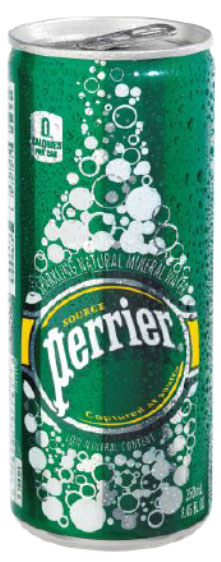 Perrier Slim Can chega ao Brasil para a Copa do Mundo