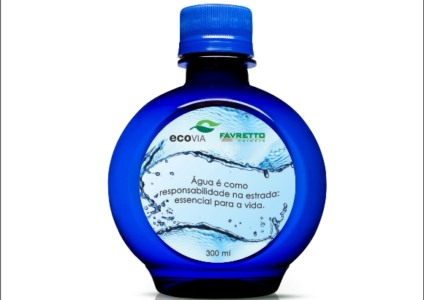 Ouro Fino personaliza garrafa para Ecovia