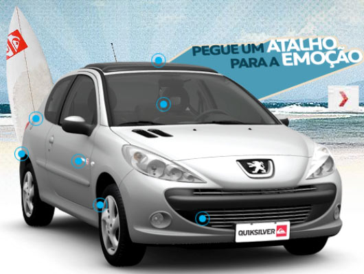 "Carro dos Sonhos" na promo de Peugeot e Quiksilver "Carro dos Sonhos" na promo de Peugeot e Quiksilver