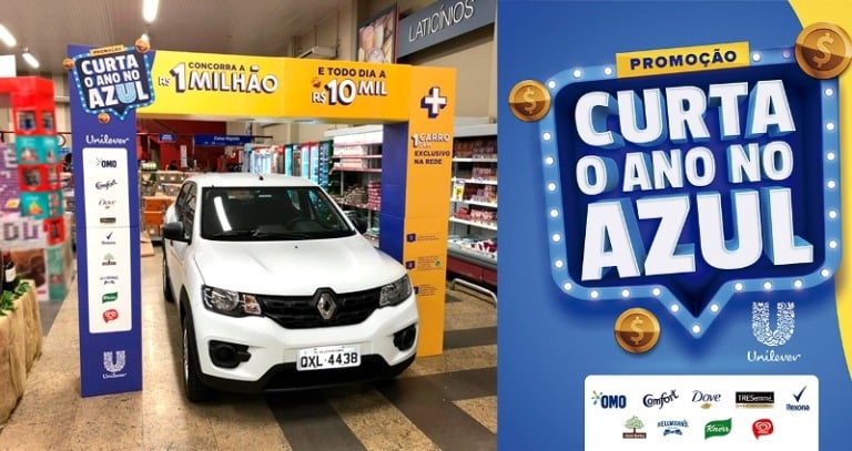 Ano no azul com a promo milionária da Unilever