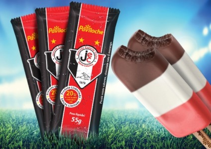 Picolé tricolor é a novidade do JEC no Catarinão