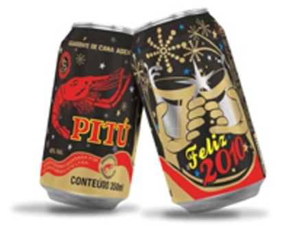 Pitú brinda 2010 com lata temática