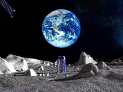 A Lua é o limite para o isotônico "Pocari Suor"