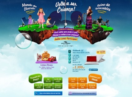 PontoFrio.com faz ação promo para crianças